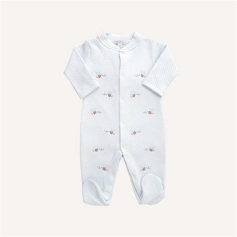 Enterizo Jacquard Snail Celeste - Baby Lab Peru