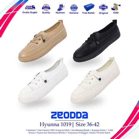 Jual Zeodda Hyunna Sepatu Flat Wanita Anti Licin Flat Shoes Model Heel