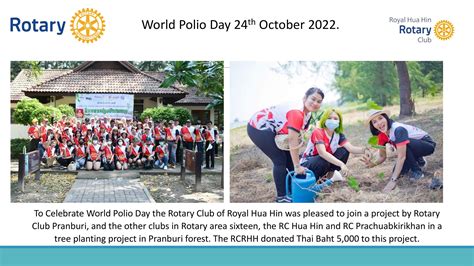 Projects 2022 2023 Rotary Club Of Royal Hua Hin