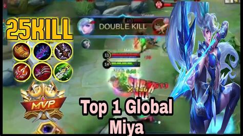 Top 1 Global Miya😱best Build For Miya💪 Youtube