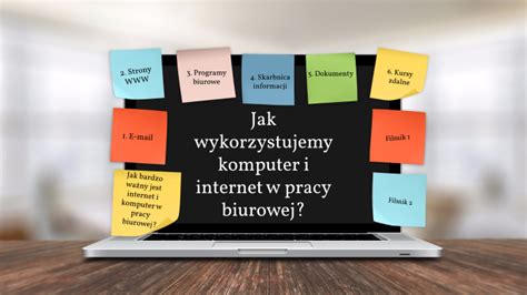 Jak Wykorzystujemy Komputer I Internet W Pracy Biurowej By Natalia