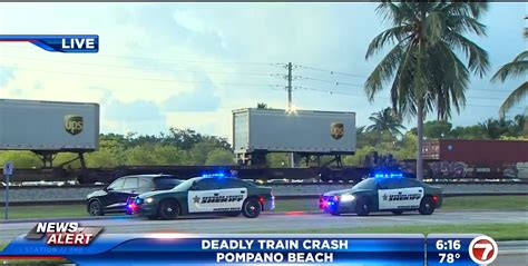 Pedestrian Struck Killed By Train In Pompano Beach Wsvn 7news