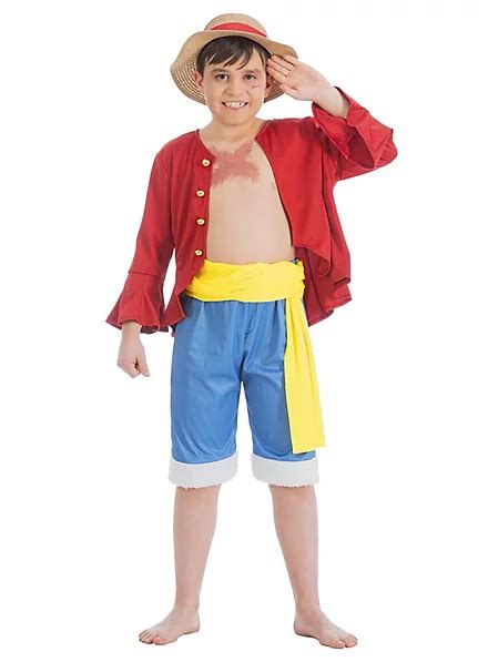 One Piece Monkey D Luffy Costume For Children