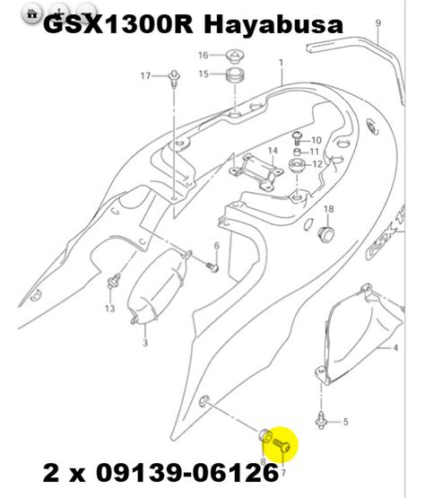 Gsx R Hayabusa Titanium Bolt Fairing Bolt Kit Titan Classics