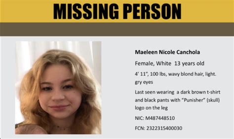 Update Missing Girl Found