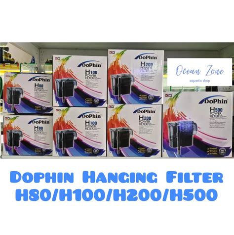 【ocean Zone】dophin Hanging Filter H80h100h200h500 For Aquarium Tank