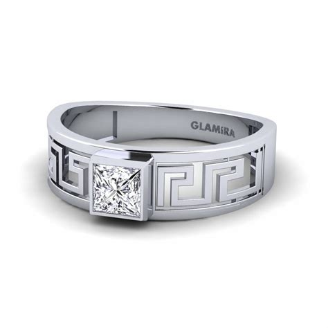 Kaufen Sie GLAMIRA Herren Ring Daphine Mit 0 4 Karat Diamant Prinzess