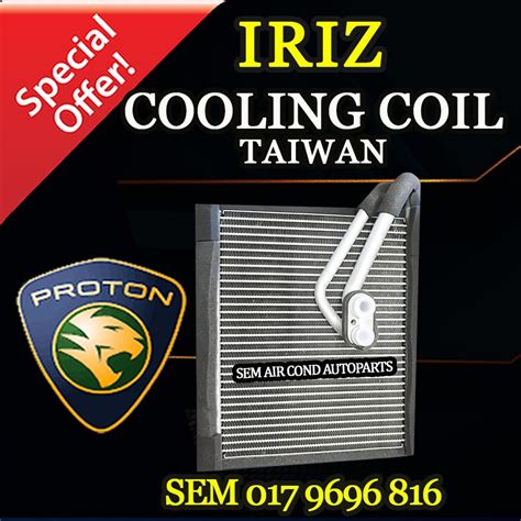 PROTON IRIZ TAIWAN NEW COOLING COIL EVAPORATOR CAR AIRCOND SYSTEM