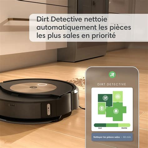 Irobot Aspirateur Robot Et Laveur De Sols J Roomba Combo Livr