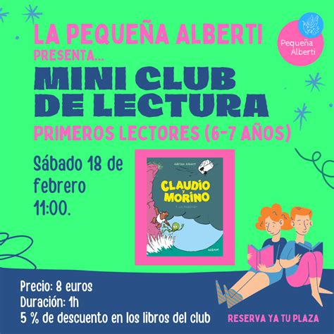 Librería Rafael Alberti Mini Club de Lectura de 6 a 7 años CLAUDIO Y