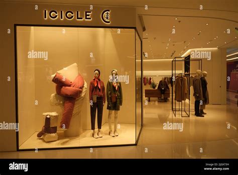 Shanghai China Dec Th Icicle Clothing Store And Window Display