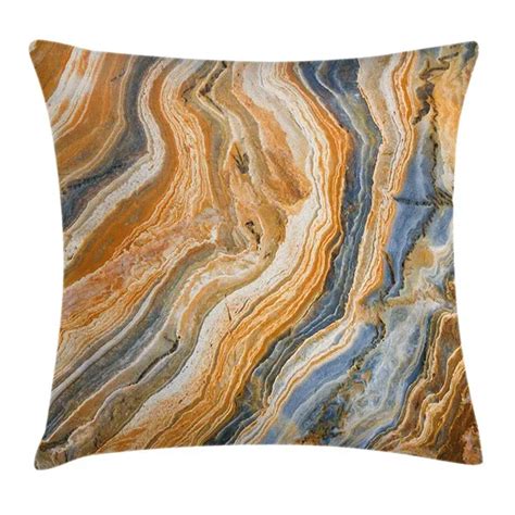 Hot Novelty Marble Pattern Throw Pillow Case Rock Quartz Surface