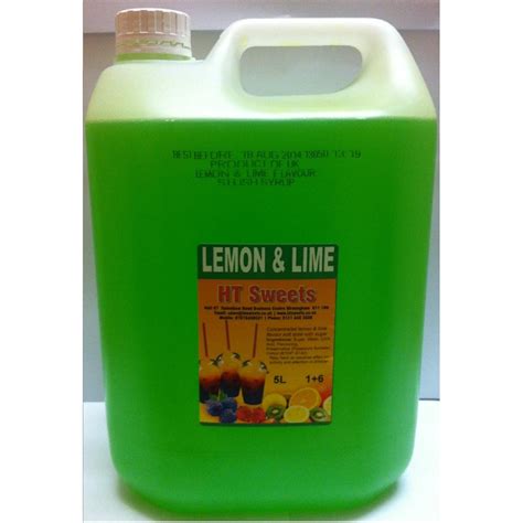 Lemon Lime Slush Syrup X Litre