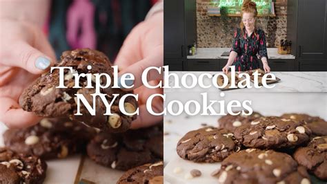 Triple Chocolate Nyc Cookies Recipe Janes Patisserie Youtube