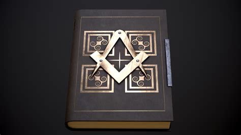 ArtStation - Book with the sign of the Freemason in four versions | Resources