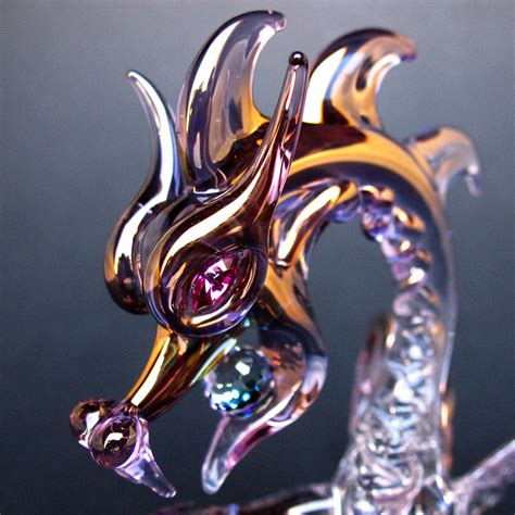 Hand Blown Glass Dragon Classic Prochaska Gallery