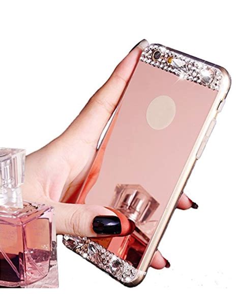 Rhinestone Glitter Mirror Phone Case For Iphone Steele Pretty Online