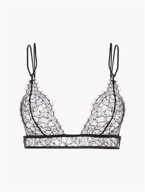 Luxury Lace Slip Dress in White | La Perla