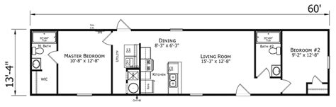 Single Wide Mobile Home Floor Plans 2 Bedroom Review Home Co