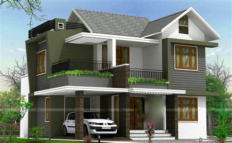 1738 Square Feet 4 Bedroom Double Floor Sloping Roof Home Design And