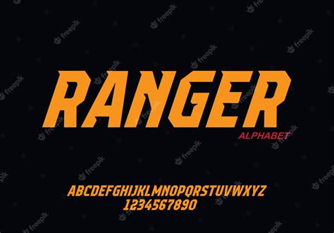 Premium Vector Sport Modern Alphabet Font Typography Urban Style