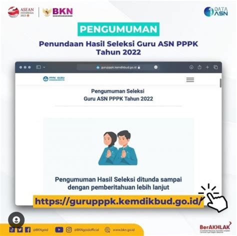 Pengumuman Hasil Seleksi Pppk Guru 2022 Ditunda Begini Kata Bkn