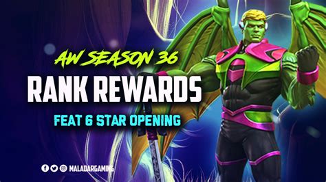 Aw S36 Rank Rewards And Featured 6 Star Opening Mcoc Youtube