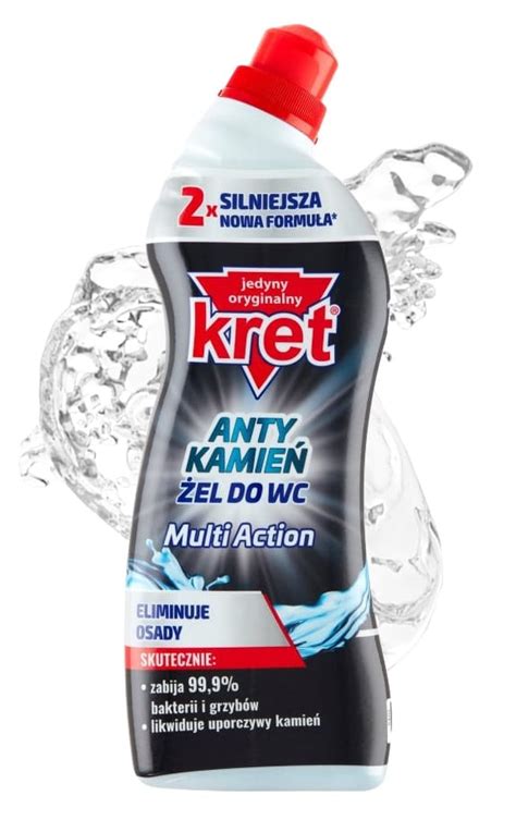 Kret Multi Action płyn do czyszczenia WC toalety żel 750g DomoDomo