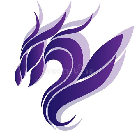 Purple Dragon Logo Wallpaper