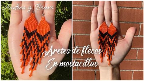 Como Hacer Aretes De Flecos En Mostacillas Muy F Cil C Mo