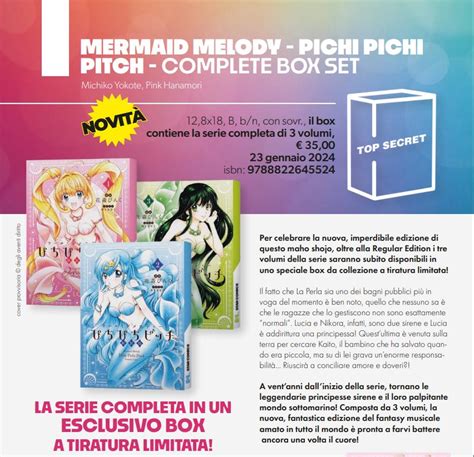 Mermaid Melody Pichi Pichi Pitch Cofanetto Complete Box Set Vol