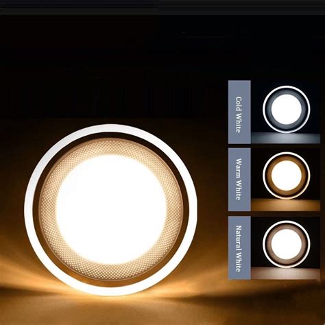 Tri Color Led Pin Light Downlight Energy Saving Living Room Light