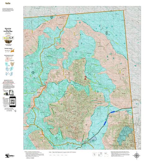 Mule Deer Unit 2 Summer Winter Concentrations And Resident Herds Map By Wyoming Huntdata Llc