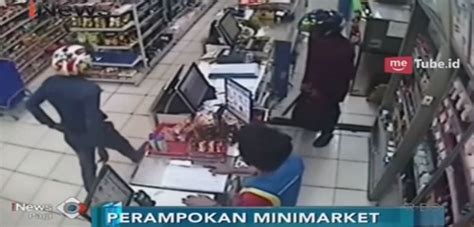 Komplotan Perampok Gasak Uang Minimarket