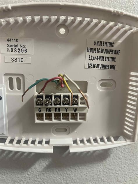 Advice on how to wire a 4 wire RGWY wifi thermostat to an old hvac with ...