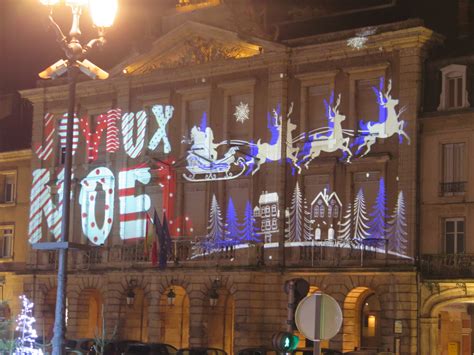 Pont Mousson Illumination De La Fa Ade De Lh Tel De Ville Jusqu