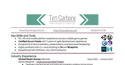 TimCarboneResume Pdf DocDroid