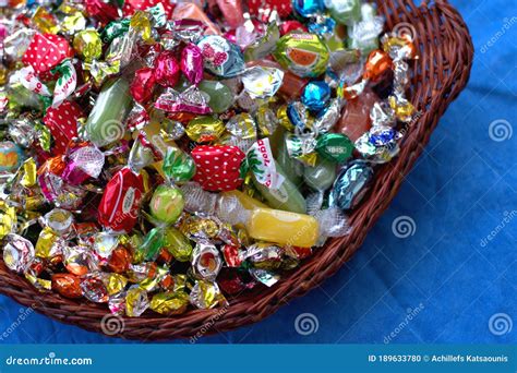 Mixed Colorful Fruit Candies Close Up Stock Photo - Image of bonbon ...