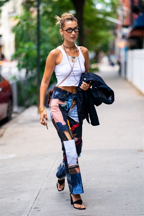 September New York Bella Hadid Outfits Fashion Streetwear