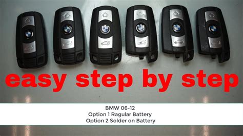 How To Change The Battery In Your Bmw Key Fob F F