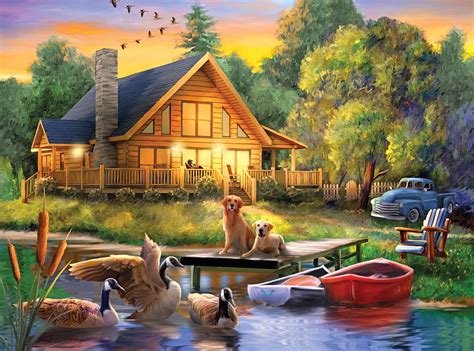 Guardians Of The Lake 550 Pieces Kodak Puzzle Warehouse