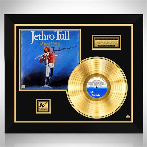 Jethro Tull Original Masters Limited Signature Edition Gold LP Custom