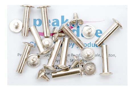 Binding Screw 20mm Nickel Plated Pack Of 10 Peak Dale Products