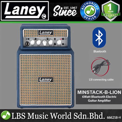 Laney Ministack B Lion Watt X Inch Speaker With Bluetooth And