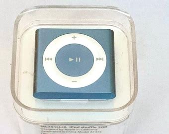 1GB 2nd Gen Ipod Shuffle Blue Etsy