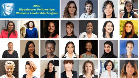 EISENHOWER FELLOWSHIPS HOSTS HISTORIC WOMEN'S LEADERSHIP PROGRAM ...