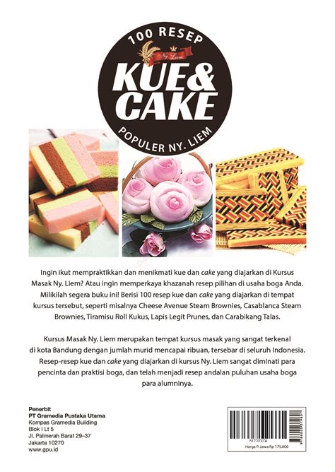 Jual Buku Resep Kue Cake Populer Ny Liem Oleh Chendawati