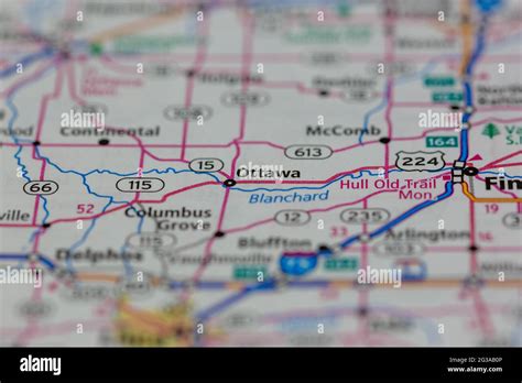 Ottawa ohio map hi-res stock photography and images - Alamy