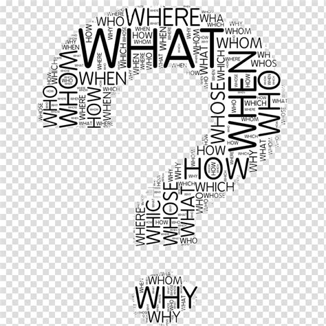 Question Mark Logo Creativity Black And White Painting Pop Art