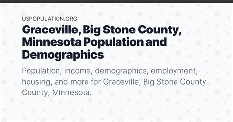 Graceville, Big Stone County, Minnesota Population | Income ...